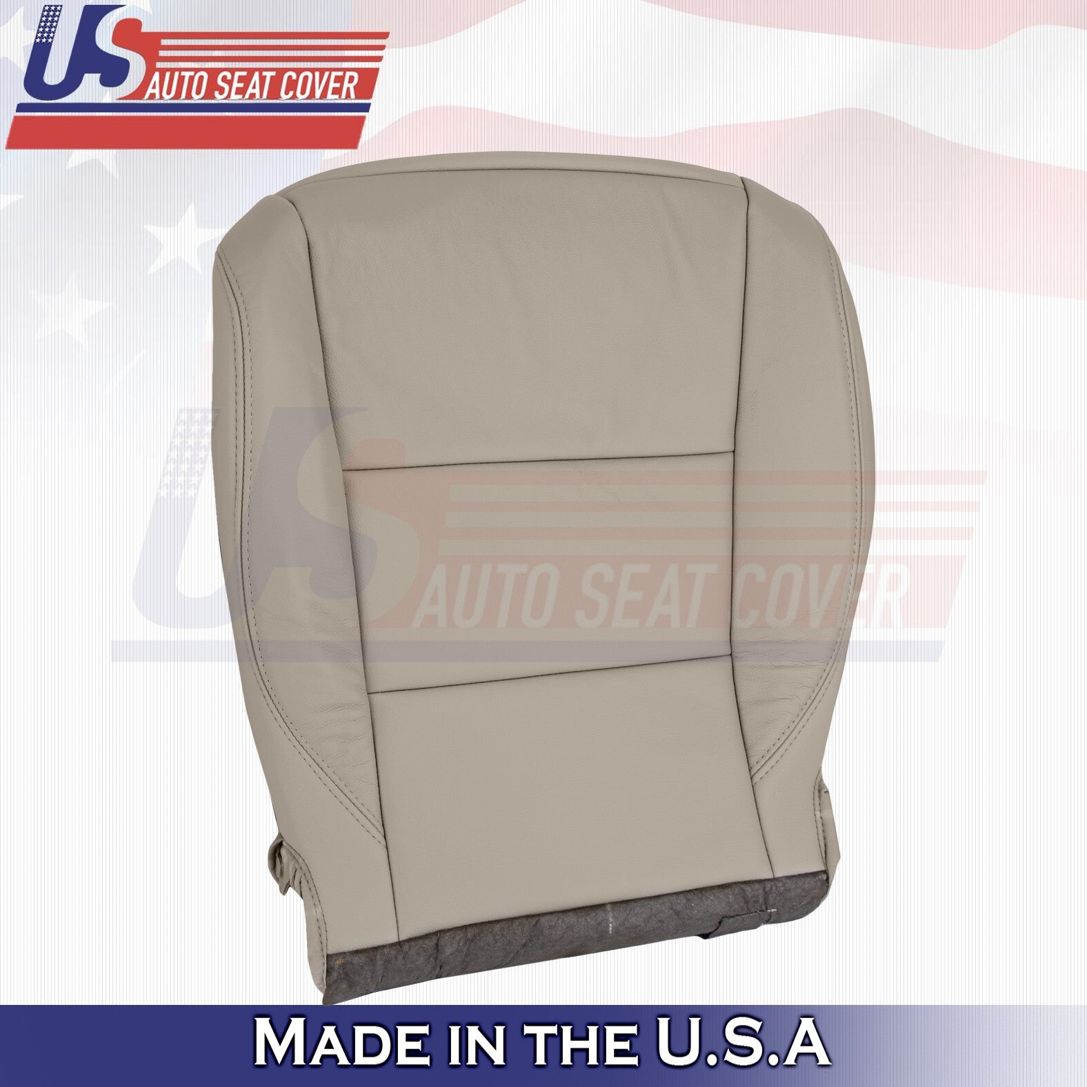 2017 to 2020 Fits Toyota Sienna PASSENGER Bottom Leather Seat Cover Tan