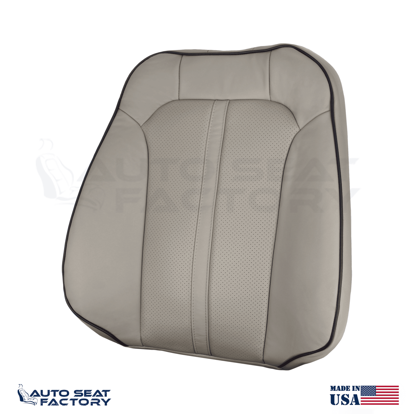 Replacement 2011 -2015 Lincoln MKX Perforated Med Light Stone Vinyl Seat Covers
