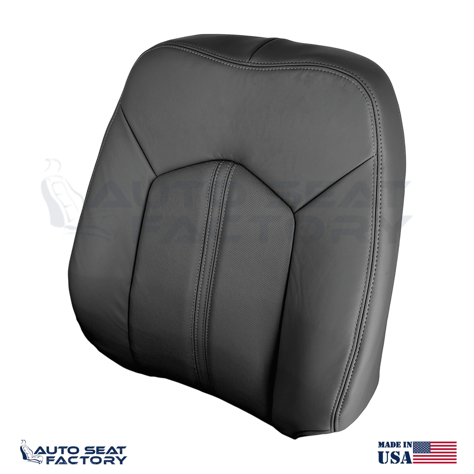 Replacement 2010 - 2016 Fits Cadillac SRX Ebony Leather Seat Covers, Perforated