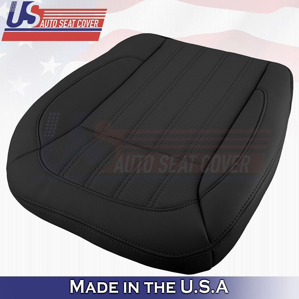 2016-2018 For Mercedes Benz GLE350 400 Passenger Bottom Leather Seat Cover Black