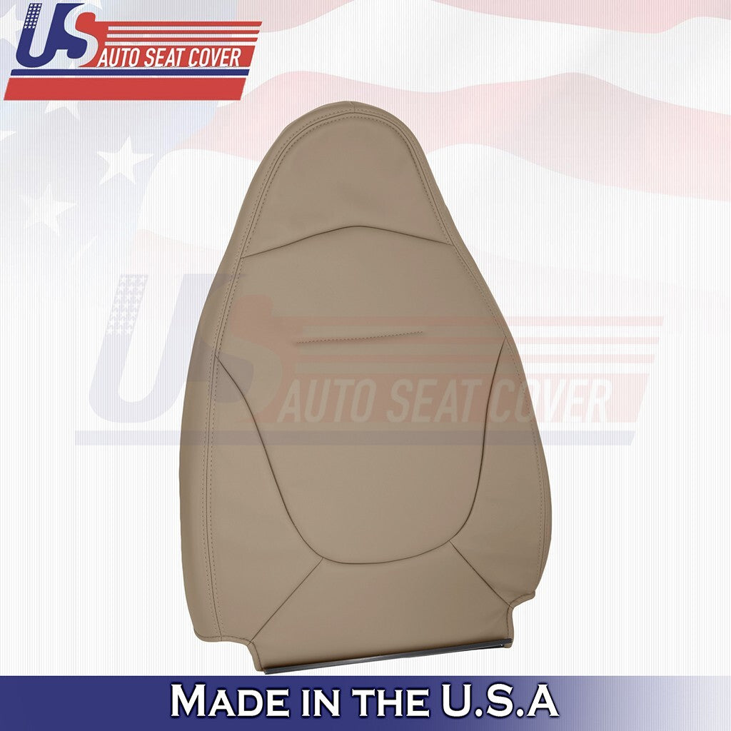 Driver &Passenger Tops Leather Seat Cover Tan Fits 1997 1998 Ford F150 Lariat