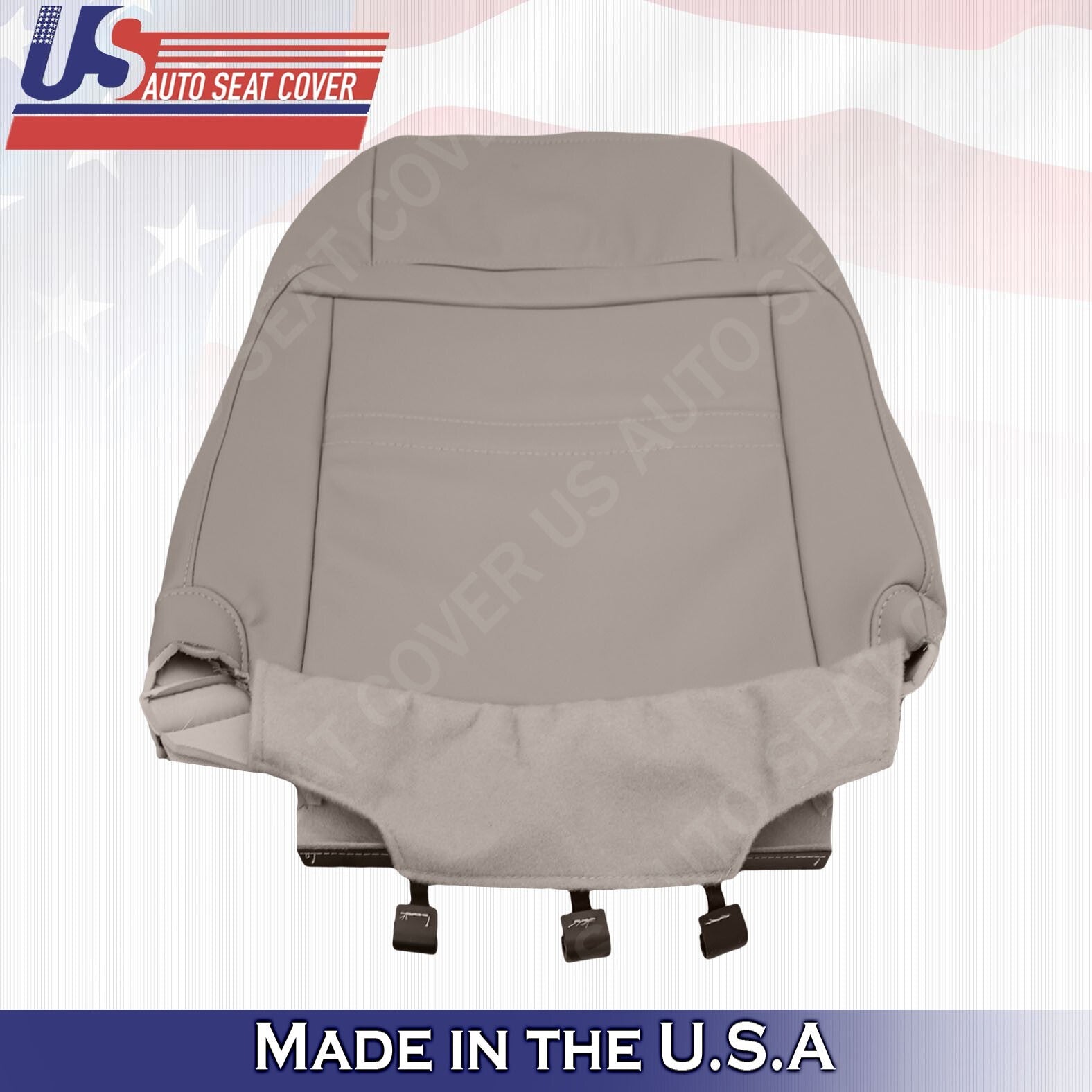 2011 -2015 FITS Ford Explorer D Top Leather Seat Cover Stone Gray