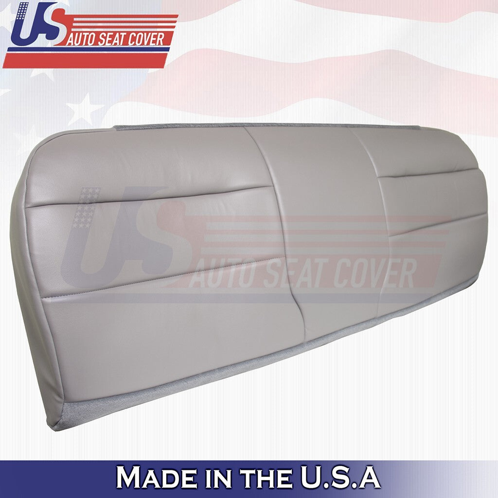 1994 to 1997 Fits Ford F350 F450 XLT Rear Bench Bottom Vinyl Seat Cover Gray