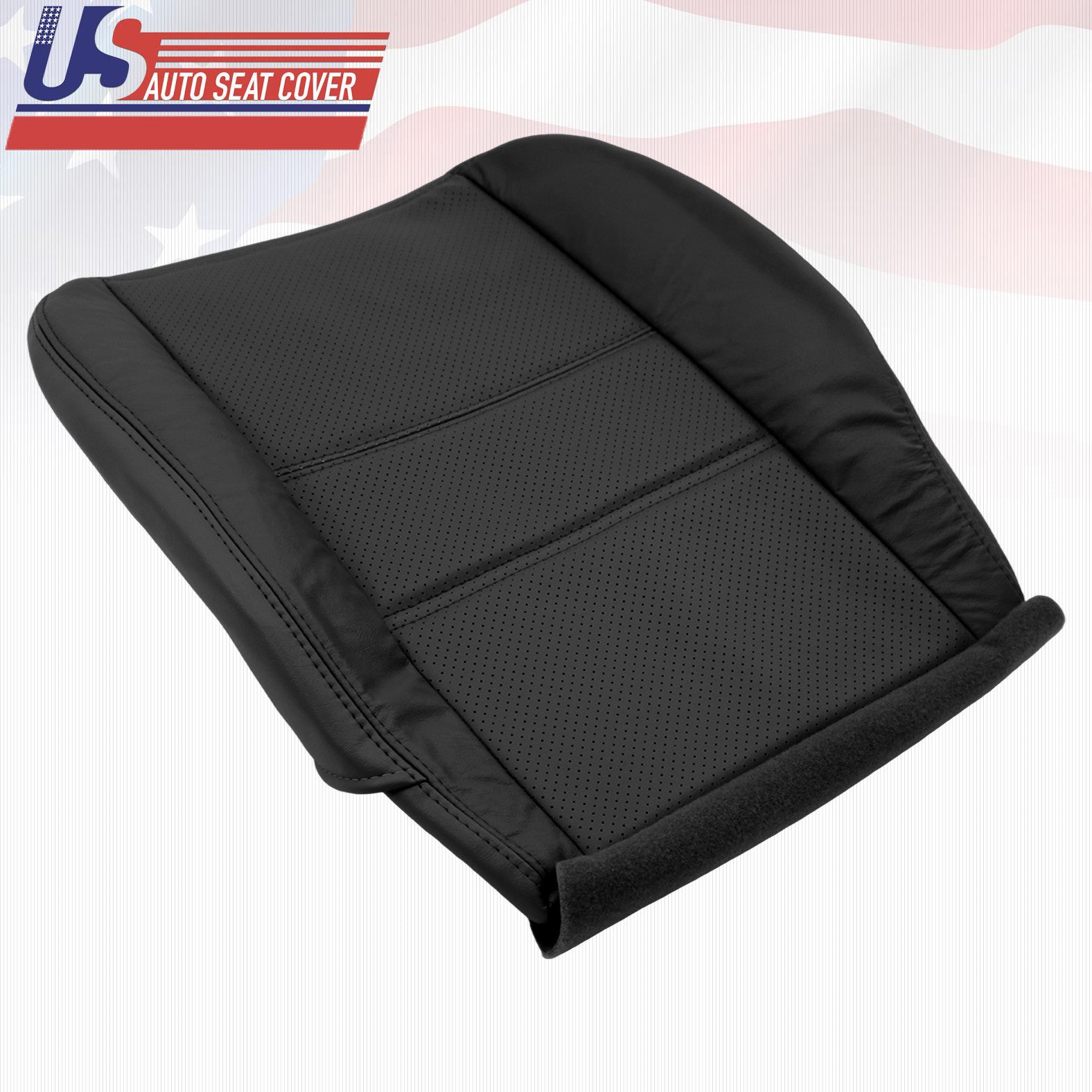 2001 2002 Driver Bottom Leather Perforated Seat Cover Fits Nissan Pathfinder Blk