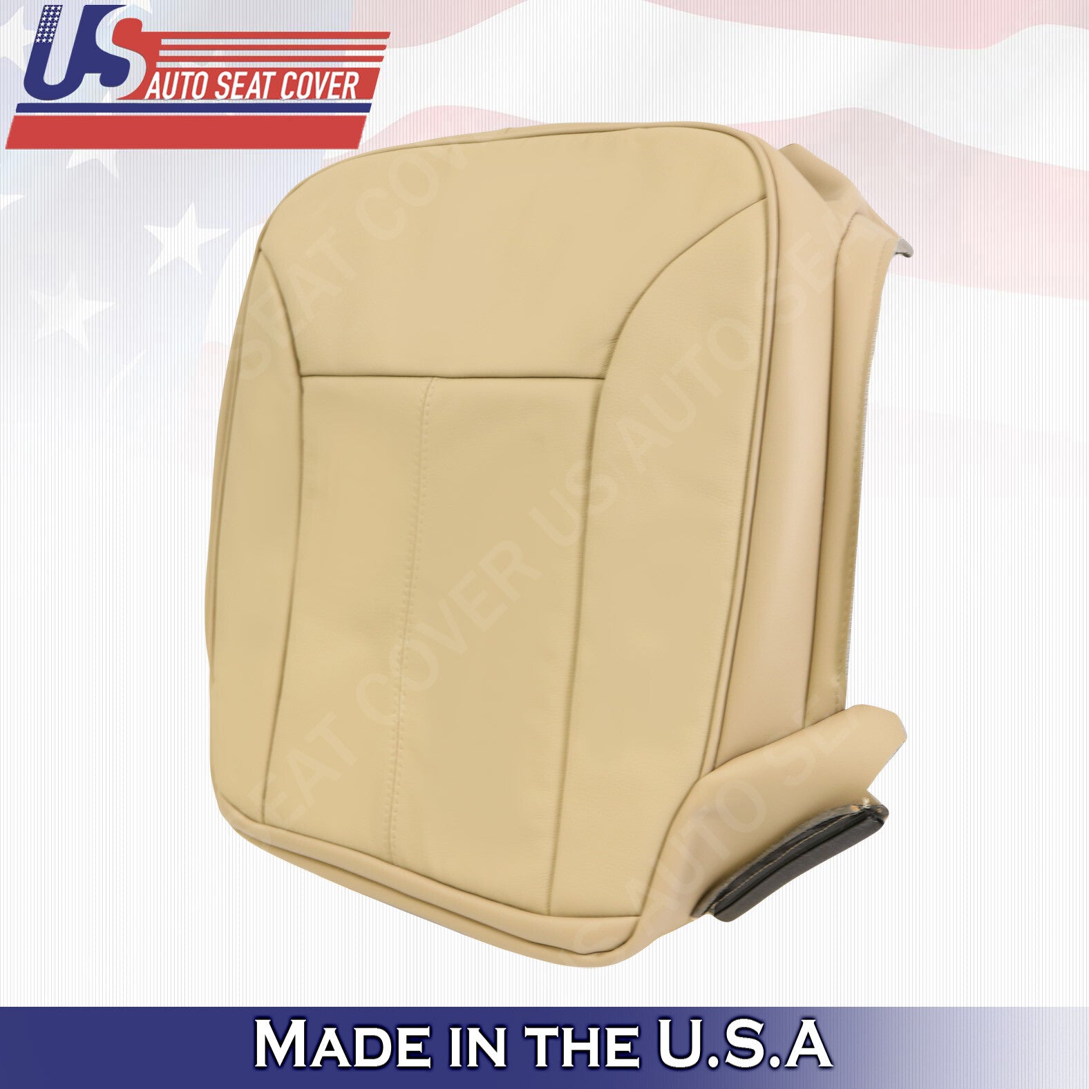 2010 2011 2012 Fits Mercedes Benz GL Passenger Bottom Leather Seat Cover Tan