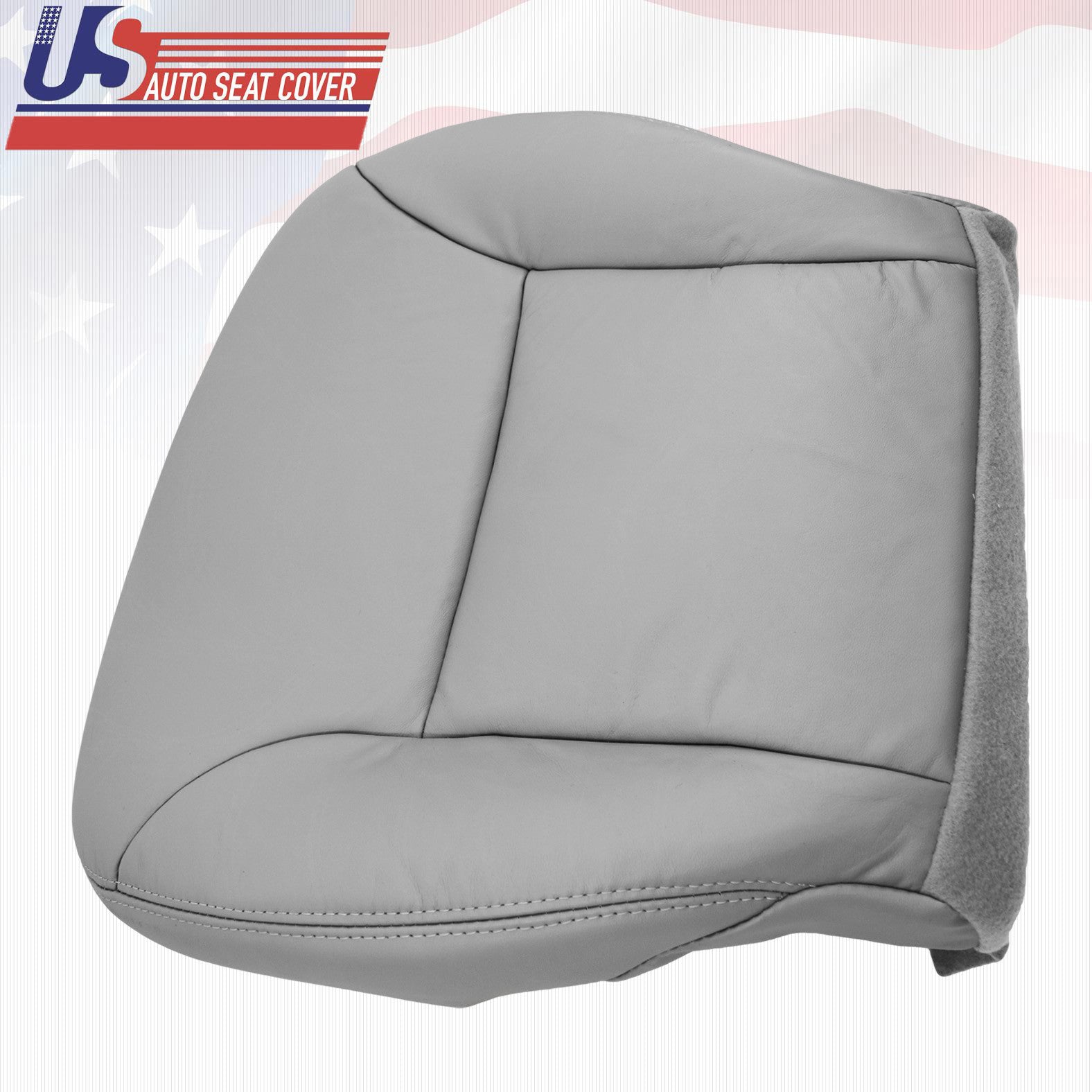Fits 2002 - 2006 Lexus ES300 ES330 PASSENGER BOTTOM Leather Seat Cover Gray