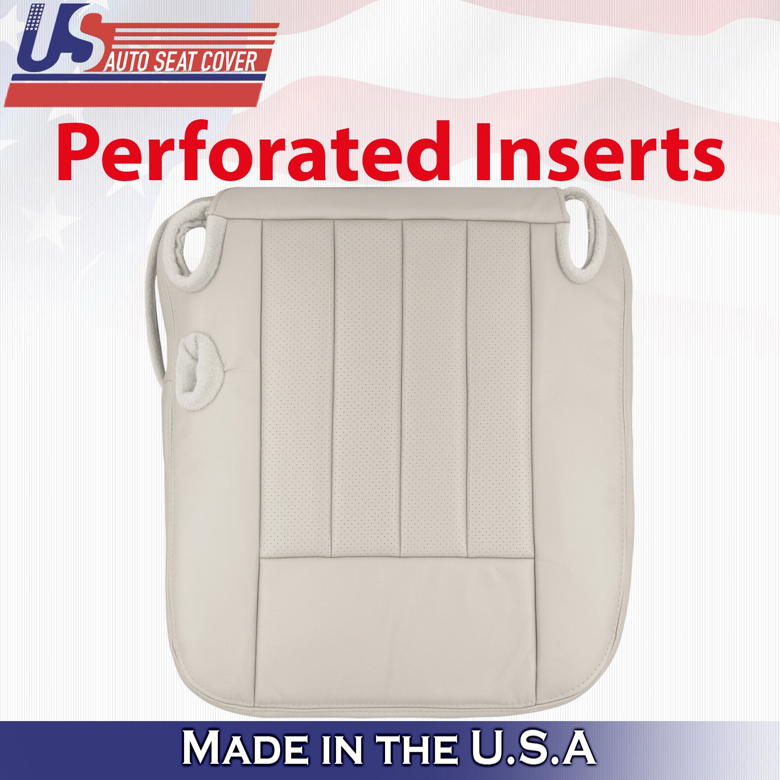 2003 - 2005 For Lincoln Town Car Signature Driver Bottom Leather Seat Cover Tan