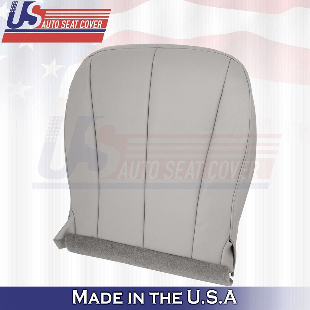 2007 to 2011 Fits Toyota Camry Driver Bottom & Top Leather Seat Cover Gray