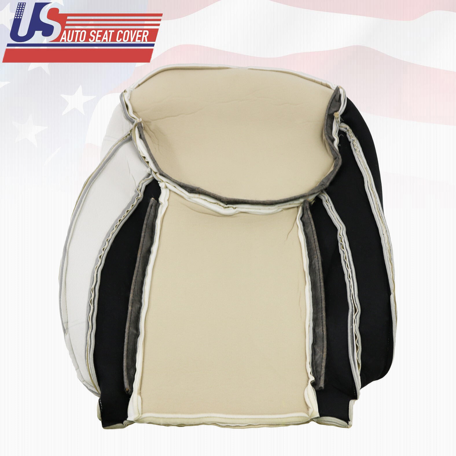 Driver & Passenger top Leather Seat Cover Tan For 2001 to 2006 Lexus LS430