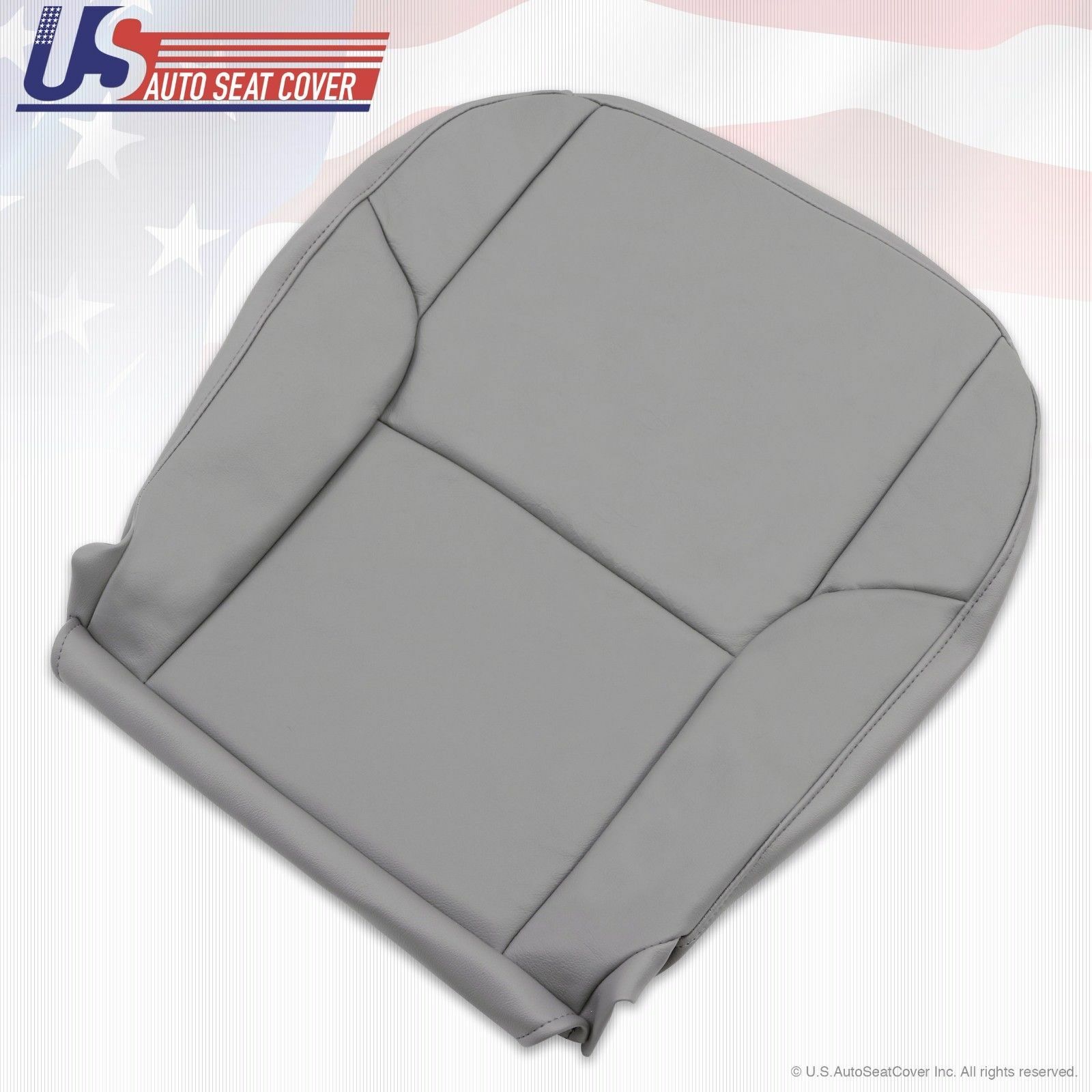 Passenger Lower Bottom Leather Seat Cover Gray Fits 2003-2009 Toyota 4Runner