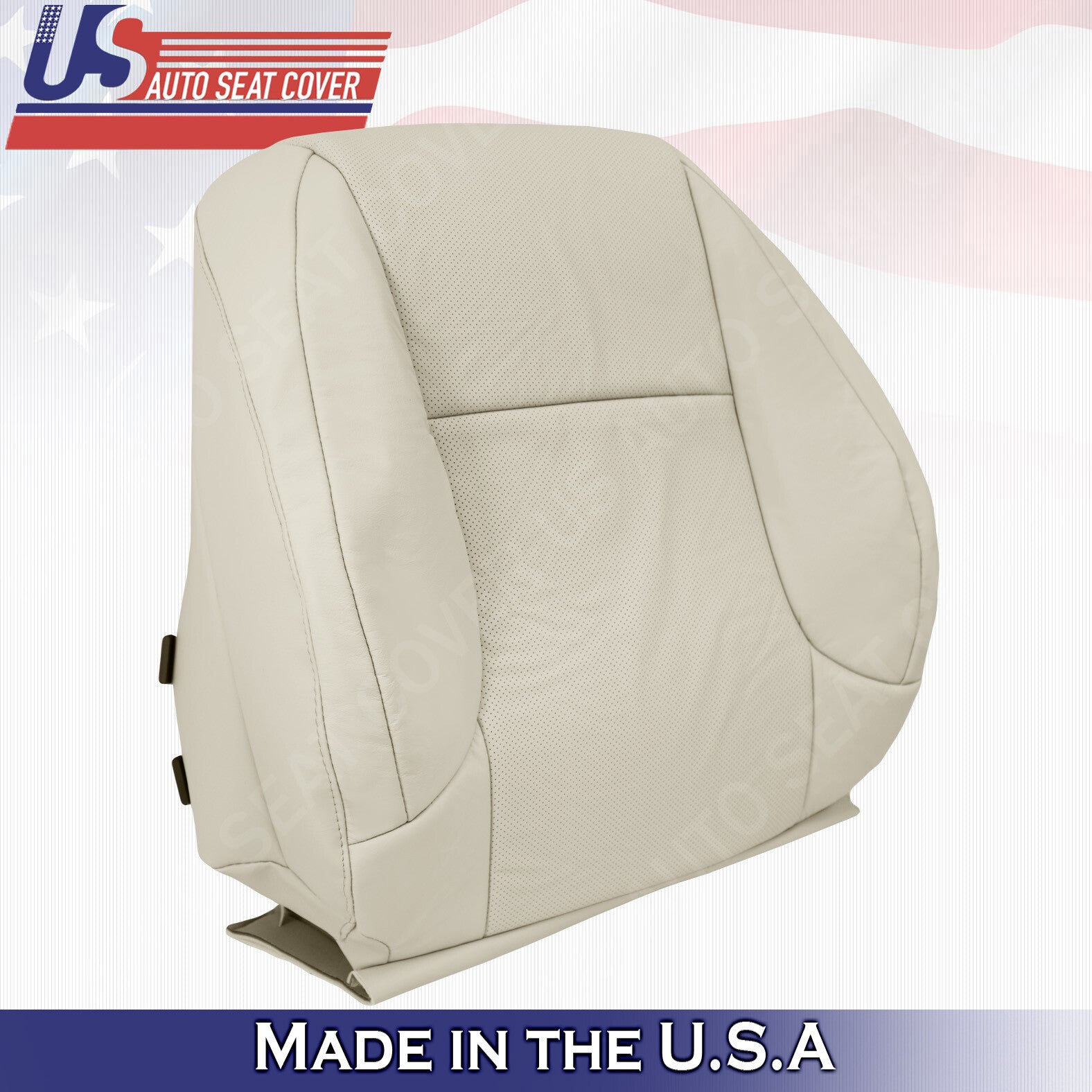 Driver Top Perforated Leather Seat Cover Light TAN FOR 2010 - 2017 Lexus GX460