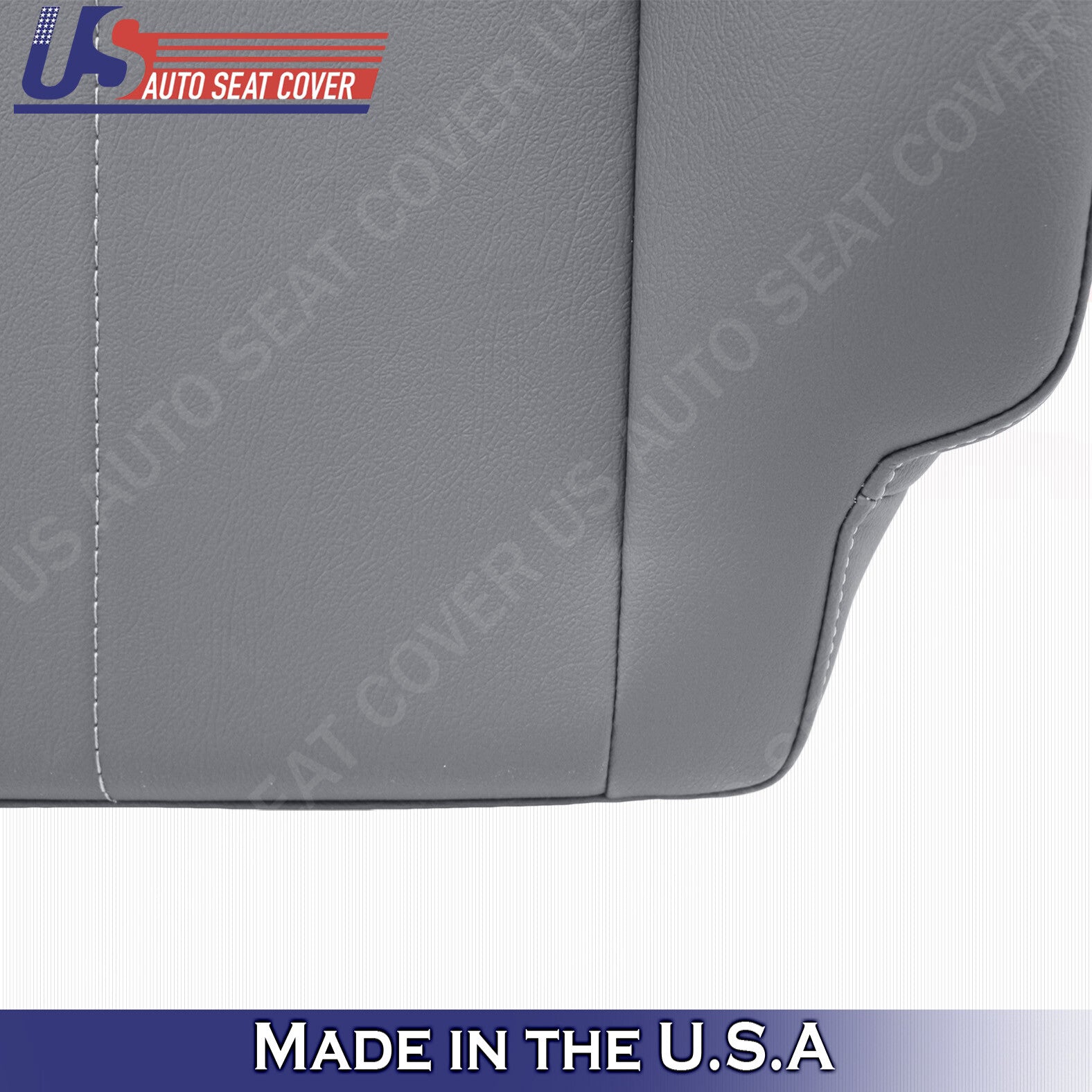 2002-2007 international air ride driver bottom vinyl seat cover in gray