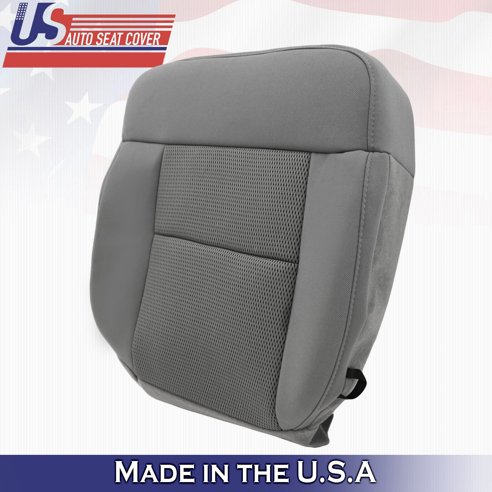 2004 to 2006 Fits Ford F150 Driver Bottom Cloth Seat Replacement Cover Gray