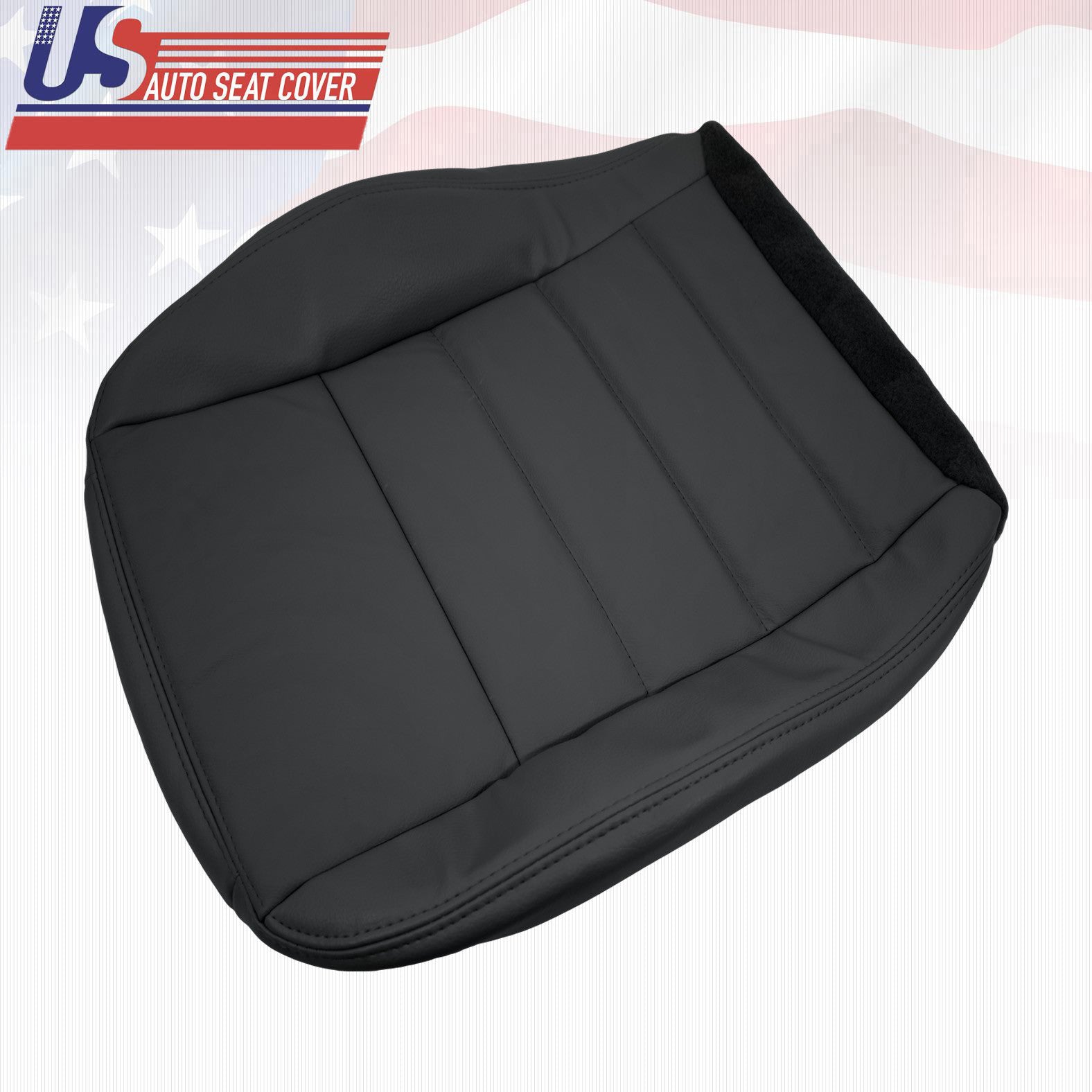 2010 For Dodge Charger SXT Driver Bottom Replacement Leather Cover Dark Gray