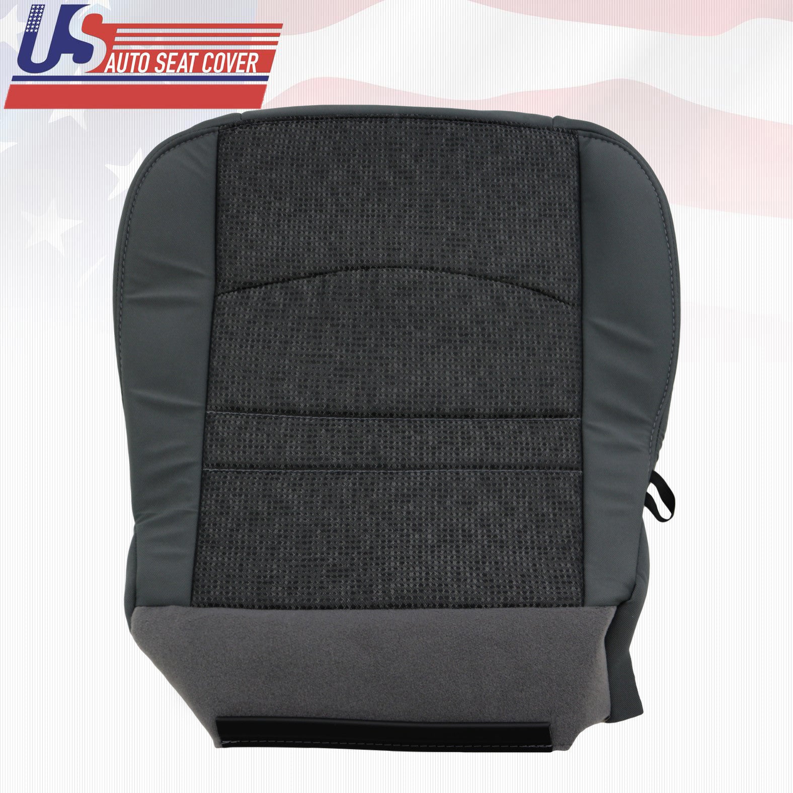 2013 to 2018 Fits Dodge Ram SLT Outdoorsman Driver Bottom Cloth Seat Cover Gray
