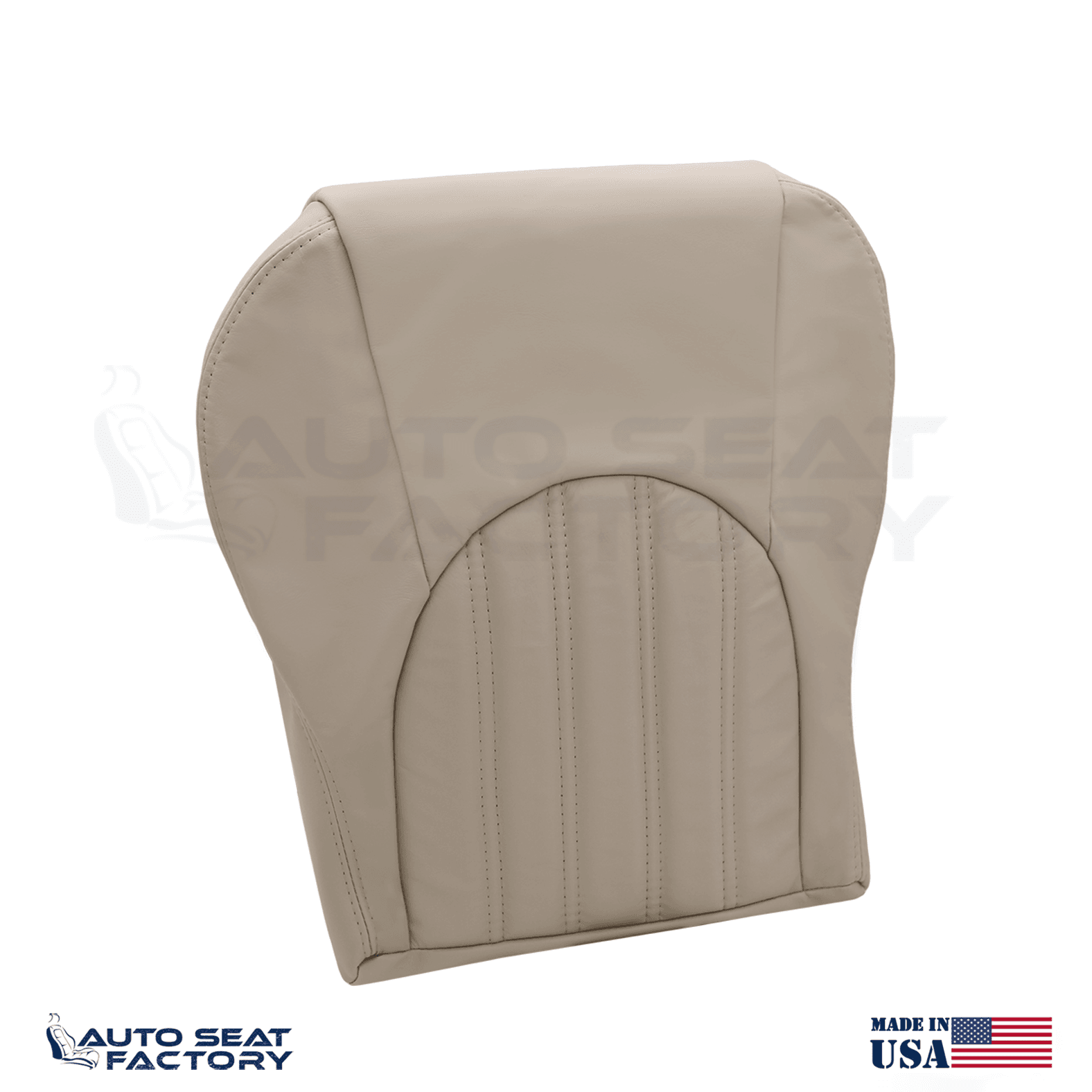 2001 - 2005 Fits Jaguar XK8 Driver Bottom AGD Oatmeal Leather Seat Cover