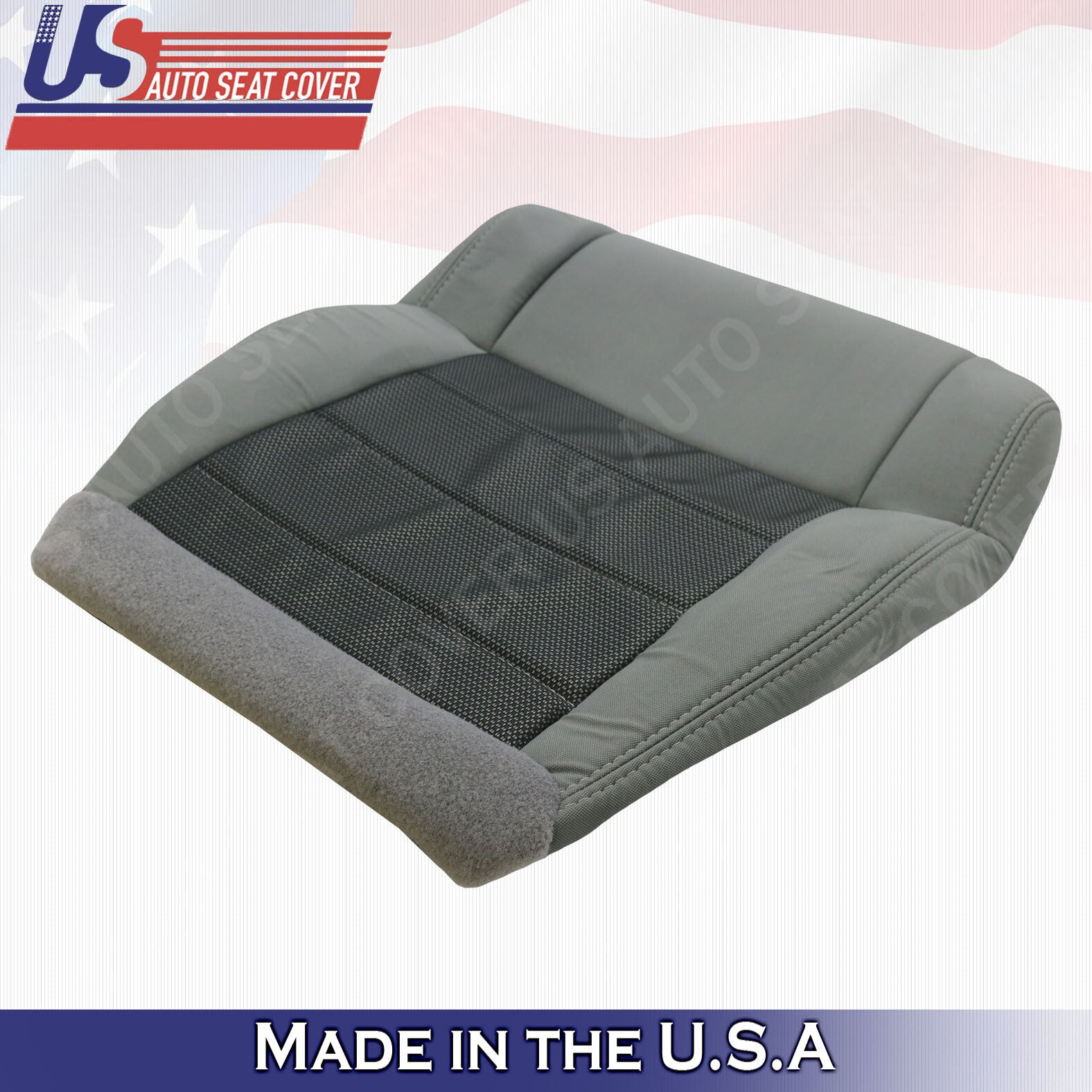 PASSENGER BOTTOM Fabric Cover Dk Gray 2008 2009 2010 For Jeep Wrangler Unlimited