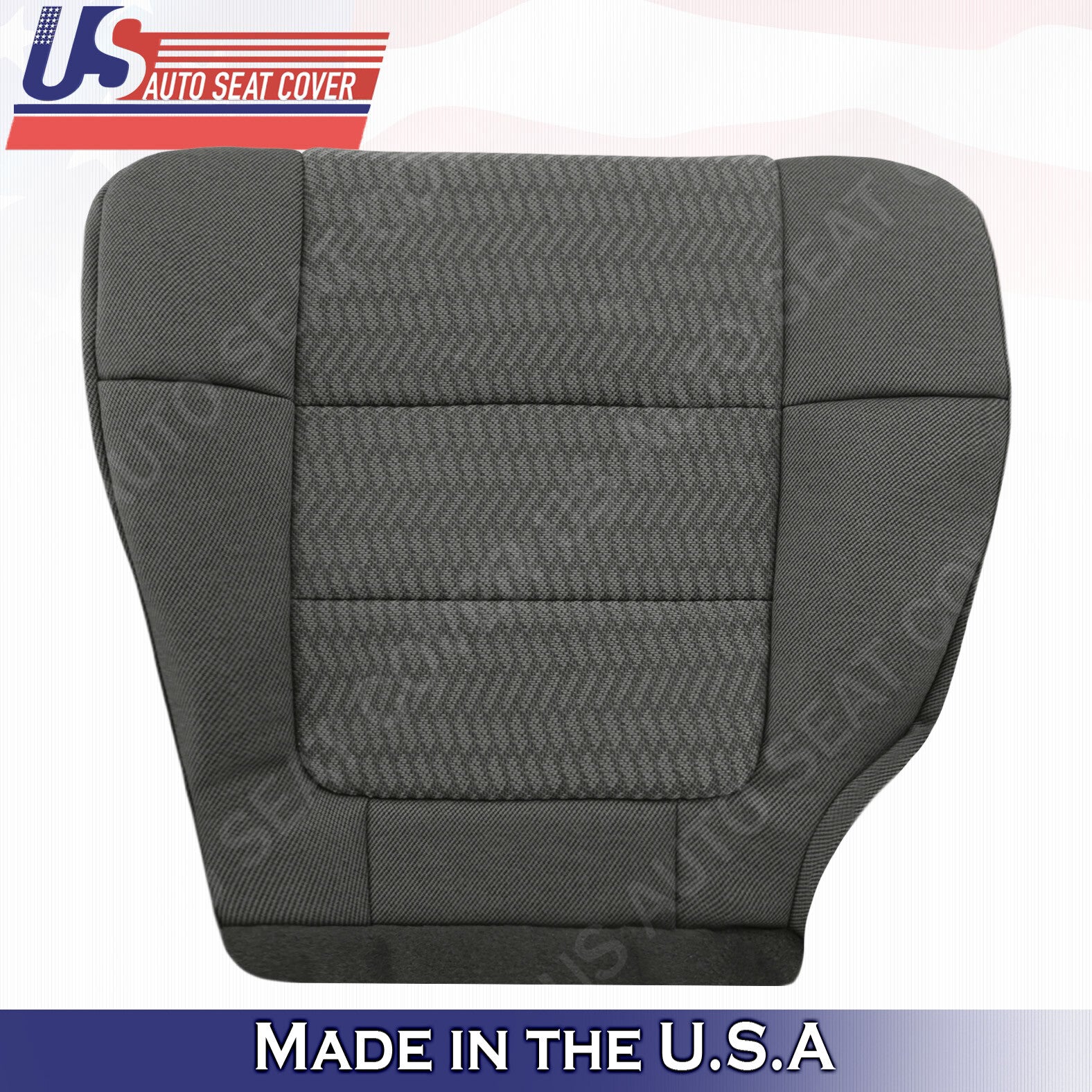 2001 2002 Ford F150 Quad Cab X-Cab Driver Bottom Cloth Dark Gray Seat Cover