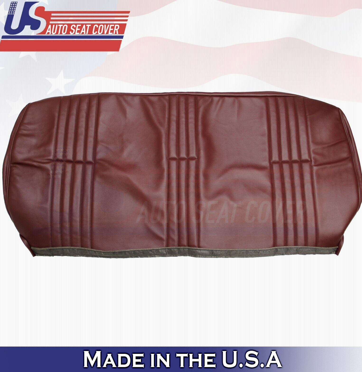 2000 For GMC Sierra C/K 1500 2500 3500 Front Top Bench Vinyl Seat Cover Red