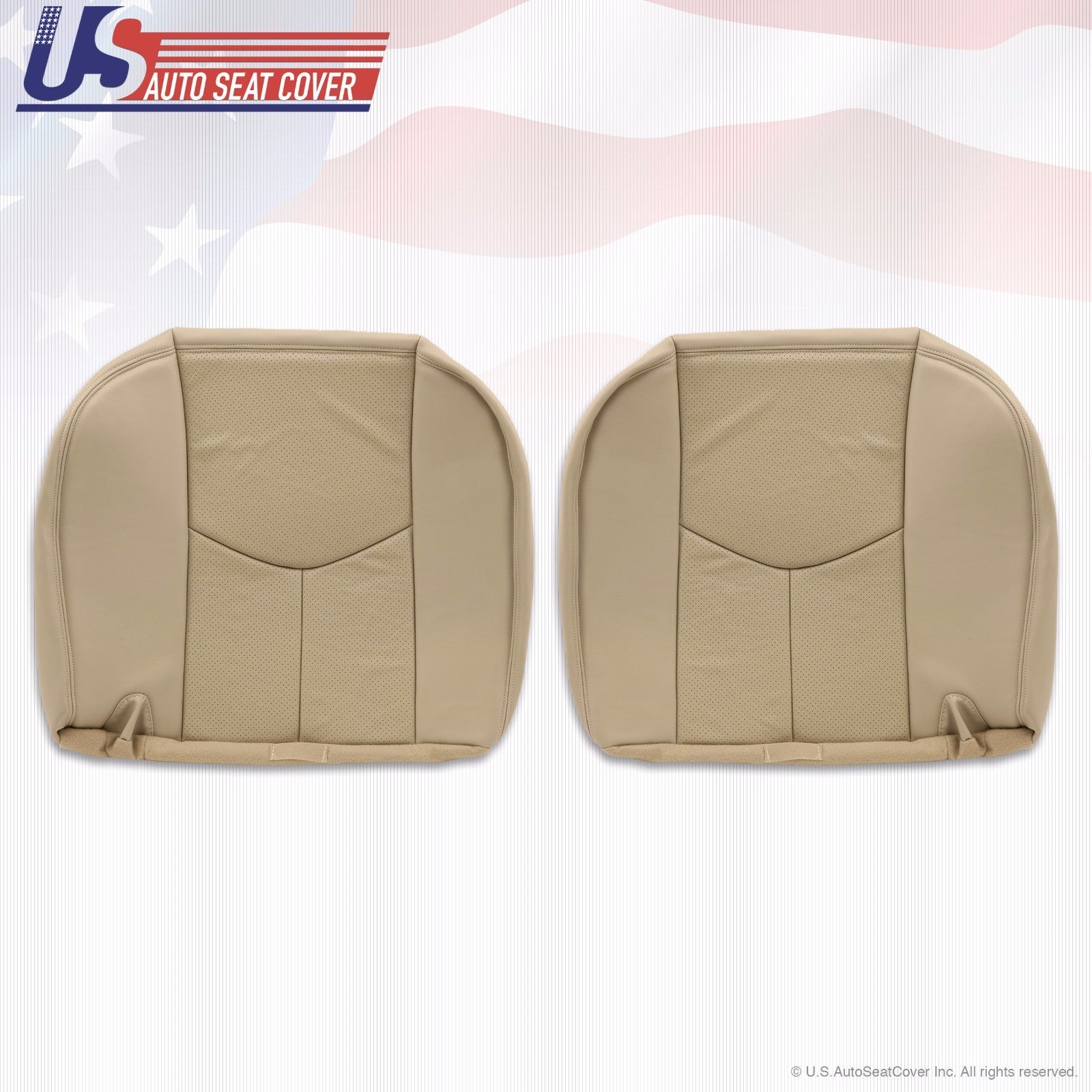 2005 2006 Cadillac Escalade ESV 2nd Row Driver-Passenger Bottom Leather Cover