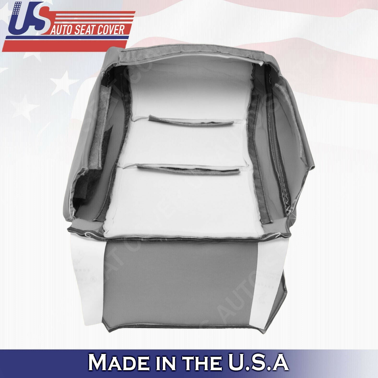 1998 to 2007 FOR Toyota Land Cruiser Bottoms & Tops Leather Seat Cover Gray