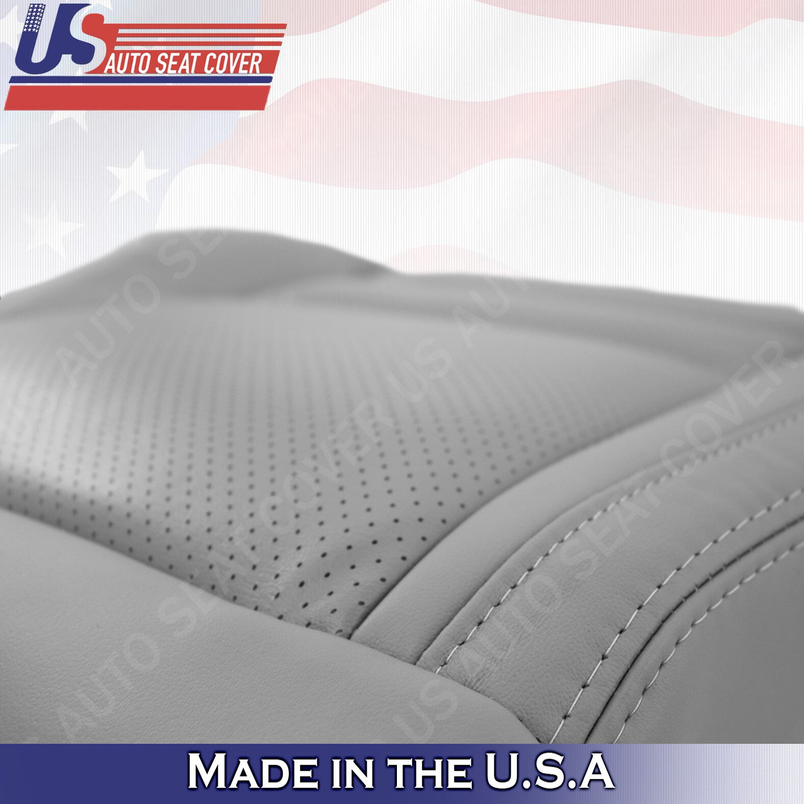 2001 2002 2003 Fits Toyota Highlander Driver Bottom Leather Seat Cover Gray