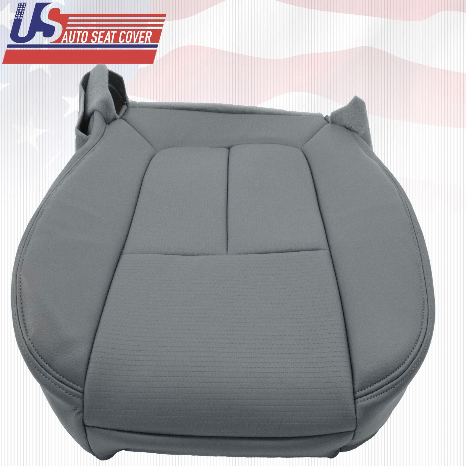 2013 Ford F150 Work Truck Driver Bottom Vinyl Replacement Seat Cover GRAY