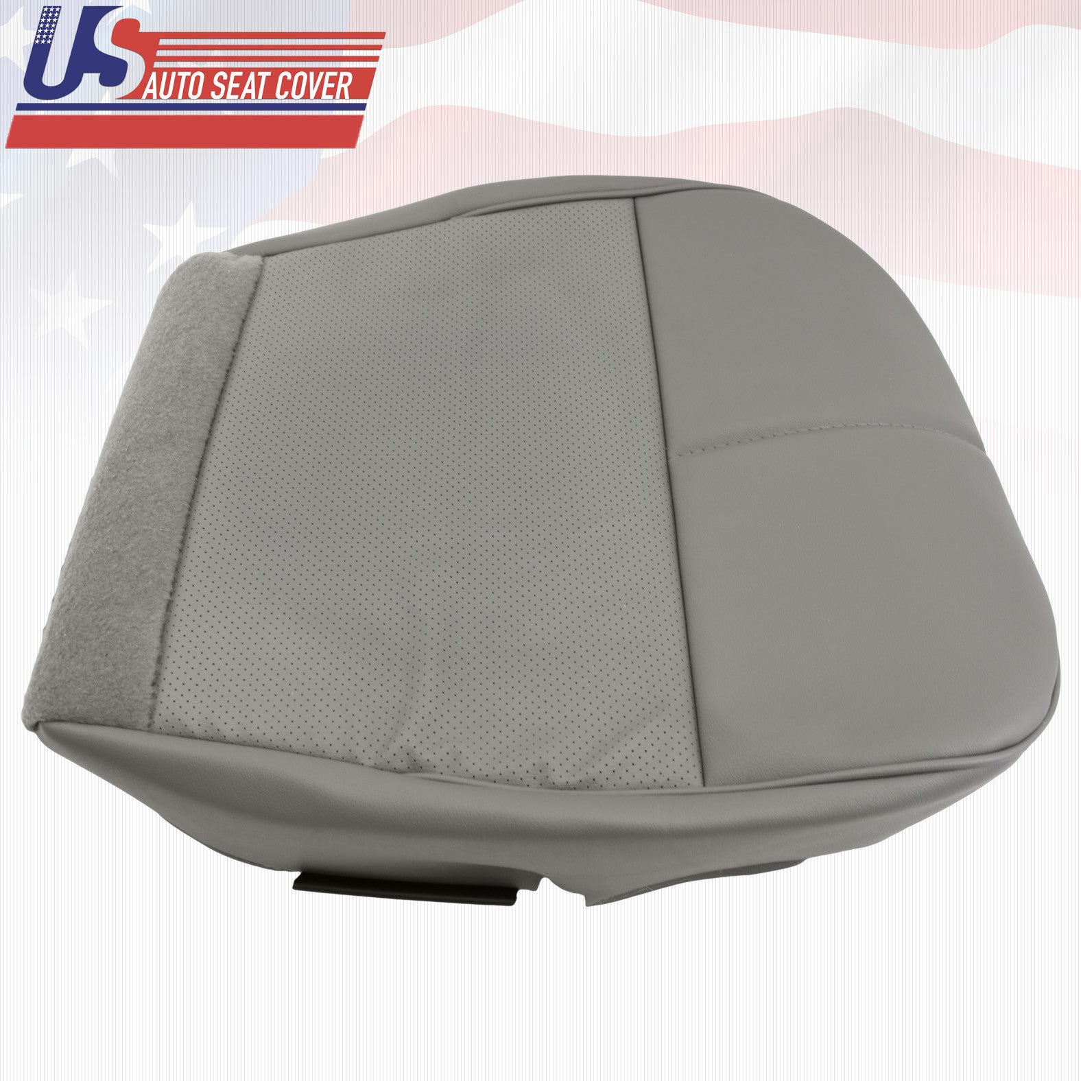 For 1998 1999 Ford Econoline E-250 Extended Driver Bottom vinyl Seat cover gray