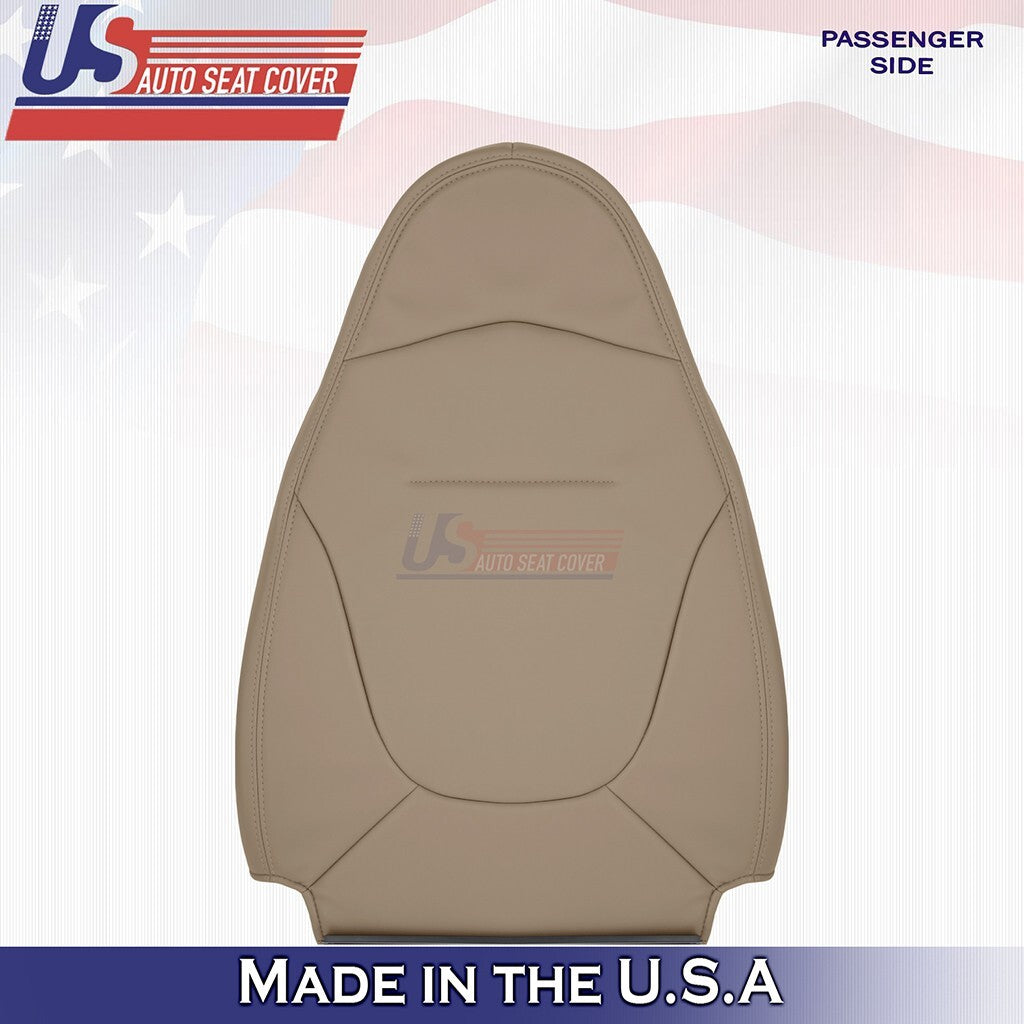 Passenger Bottom &Top Leather Seat Cover Tan Fits 1997 1998 Ford F150 Lariat