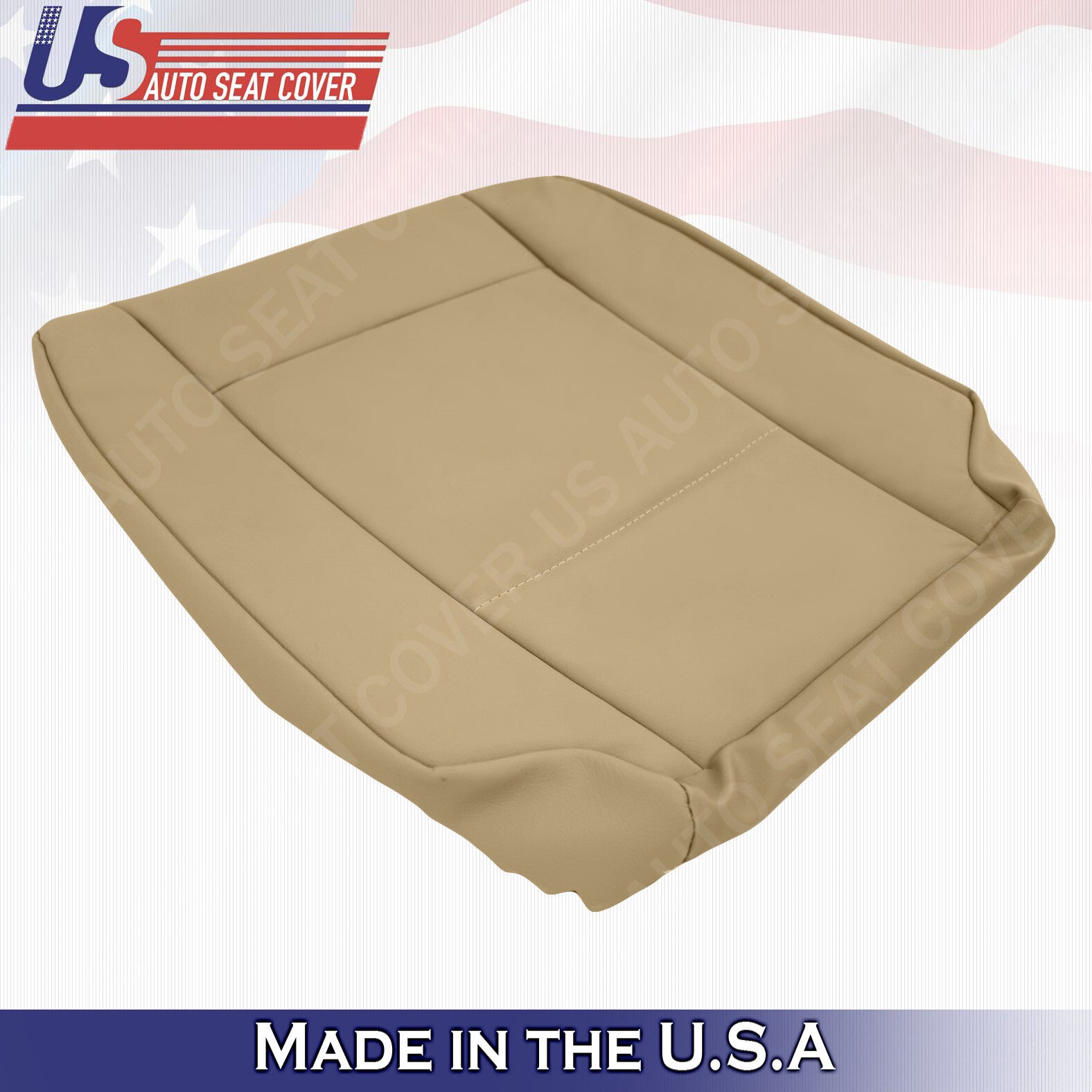 DRIVER BOTTOM LEATHER COVER SAND BEIGE FOR 2002 2003 2004 2005 2006 BMW 5 SERIES