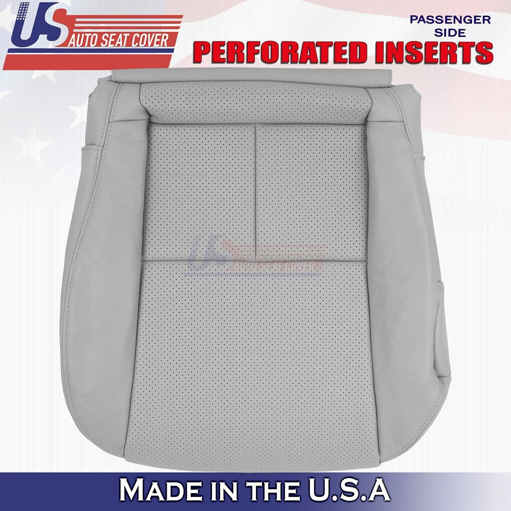 2003 2004 2005 Fits Infiniti G35 Coupe Right Bottom Leather Seat Cover Gray