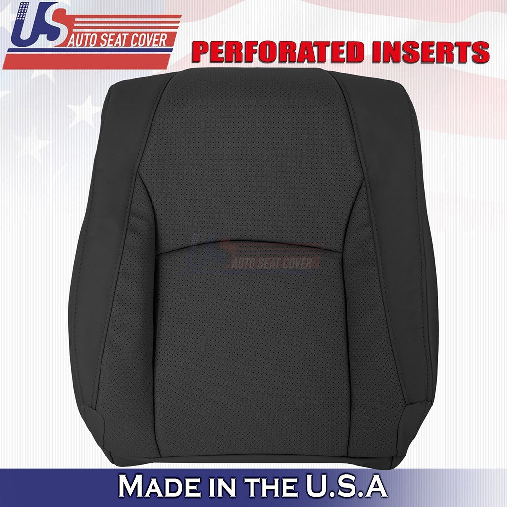 2003 to 2009 For Lexus RX350 Front Set Tops &Bottoms Synth Leather Cover Black