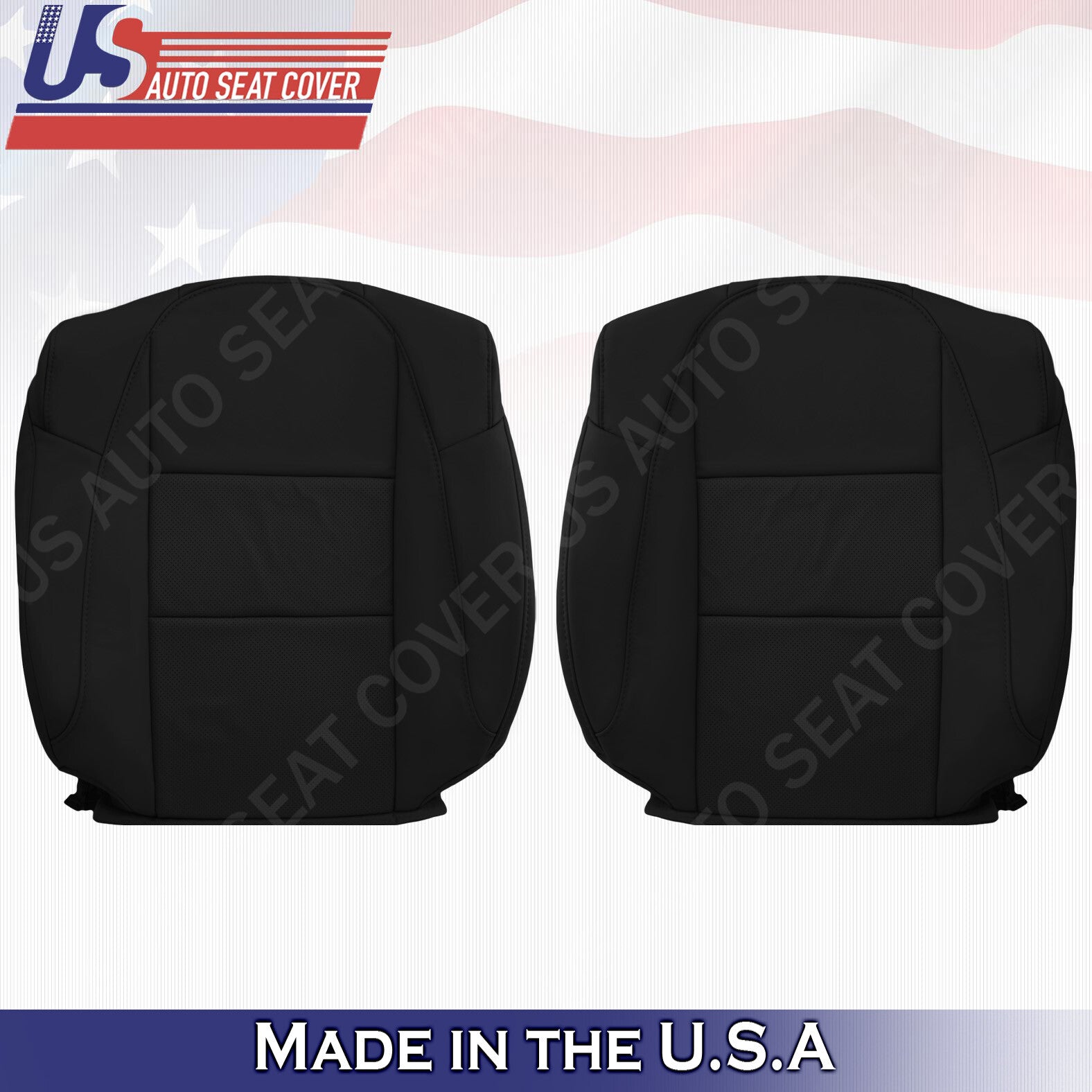 For 2013 to 2018 Acura RDX Bottom Top Perforated Leather Replacement Cover Black