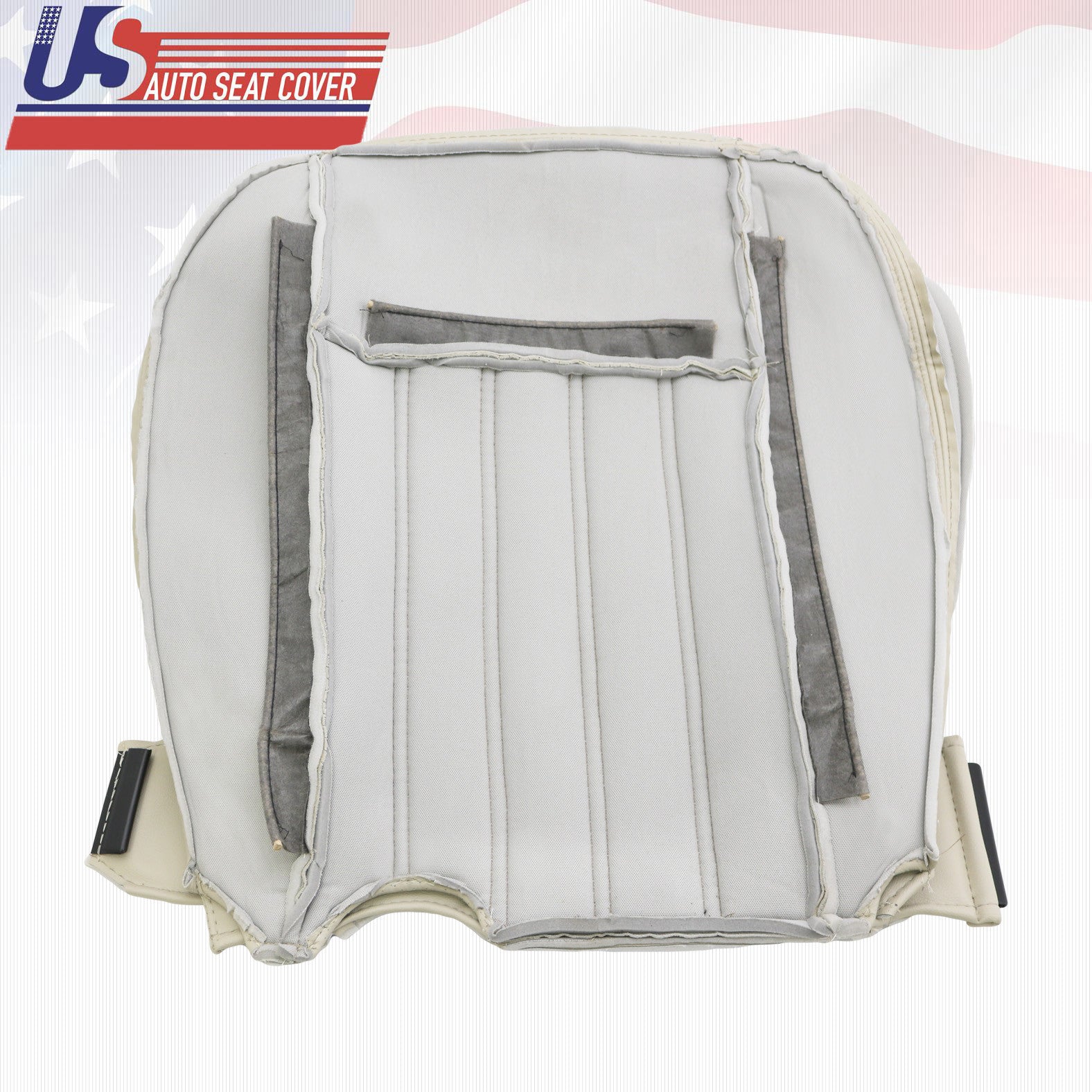 2004 Lincoln Aviator Driver + Passenger Bottom Genuine Leather Seat Cover Tan