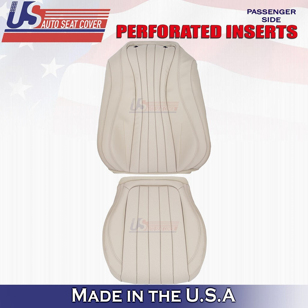 2017 to 2020 Fits Mercedes Benz Passenger Top& Bottom Synthe Leather Cover Tan