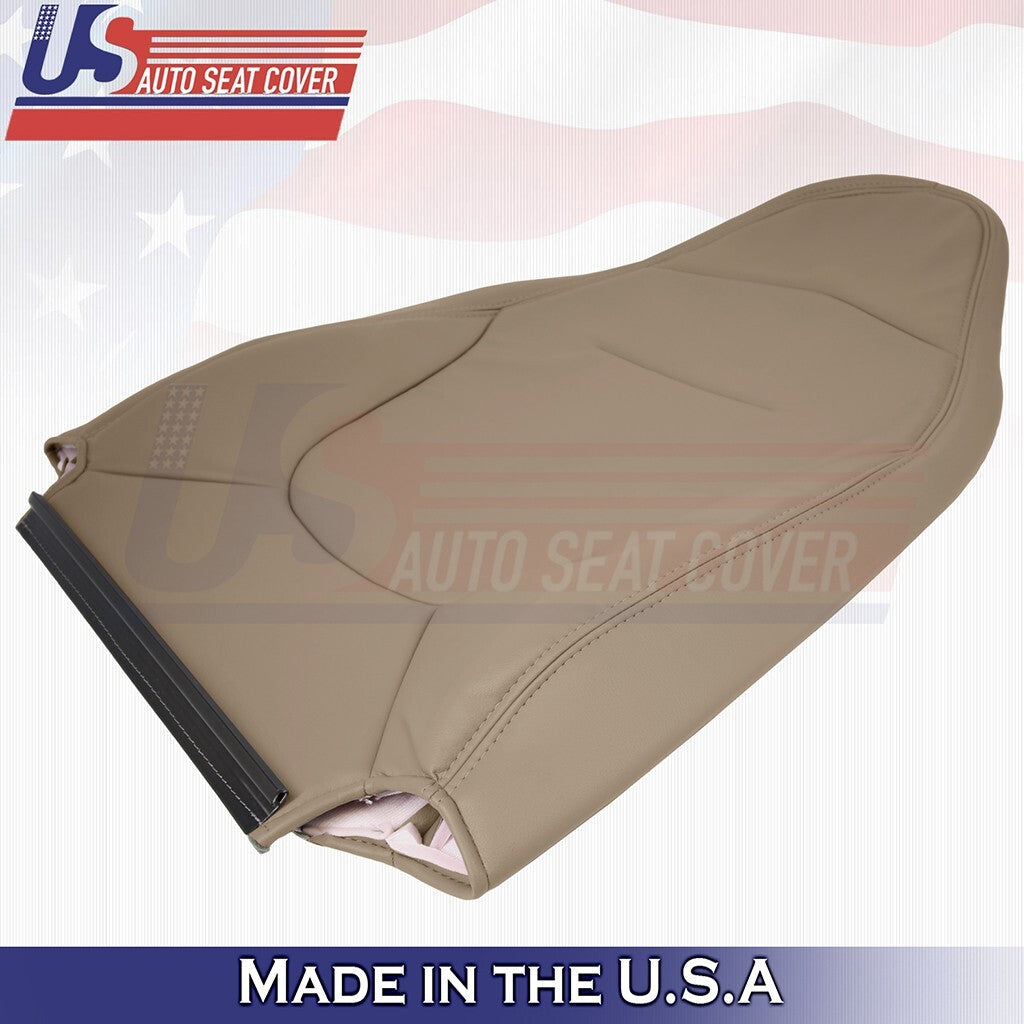 Passenger Bottom &Top Leather Seat Cover Tan Fits 1997 1998 Ford F150 Lariat