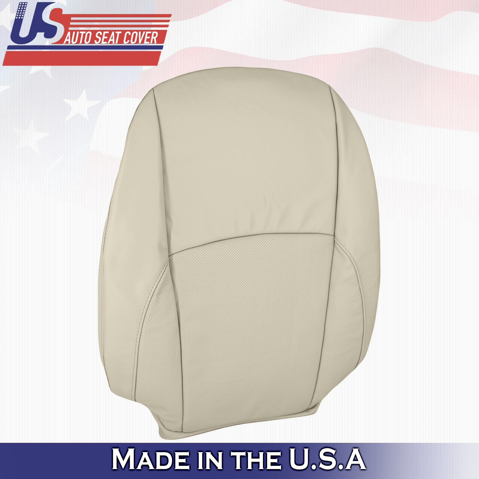 2010 2011 2012 For Lexus ES350 Passenger Upper Leather Seat Cover Light Tan