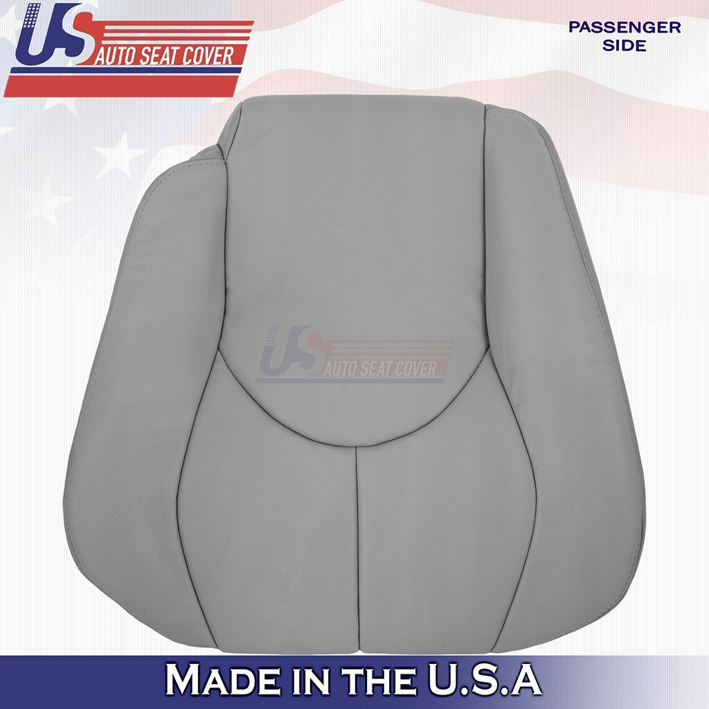 1996 to 2002 For Mercedes Benz SL500 Passenger Top &Bottom Leather Cover Gray