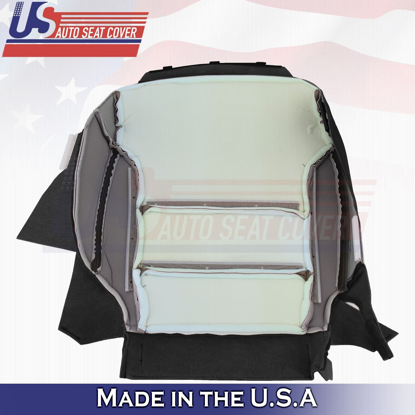 2012 to 2015 For Honda CR-V Driver & Passenger Bottom Leather Seat Covers Black