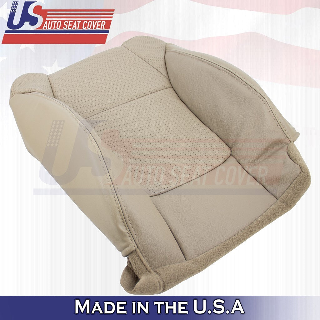 2001 to 2003 For Acura CL Type-S Driver &Passenger Tops Perf Leather Cover Tan