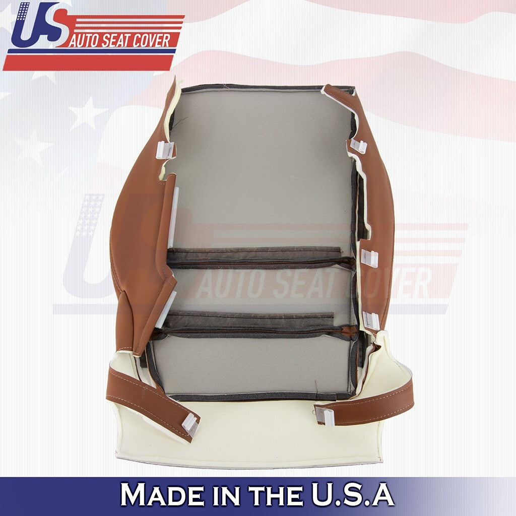 2010 to 2013 For Acura MDX Driver Side Bottom Leather Seat Cover Brown