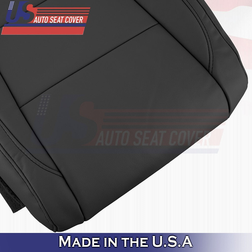 2014 to 2019 For Toyota Highlander Driver Passenger Bottoms Leather Covers Black