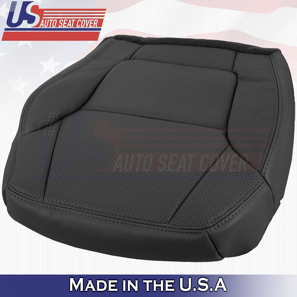 2001 to 2003 For Acura CL Type-S Driver Bottom Leather w/ Perforated Cover Black