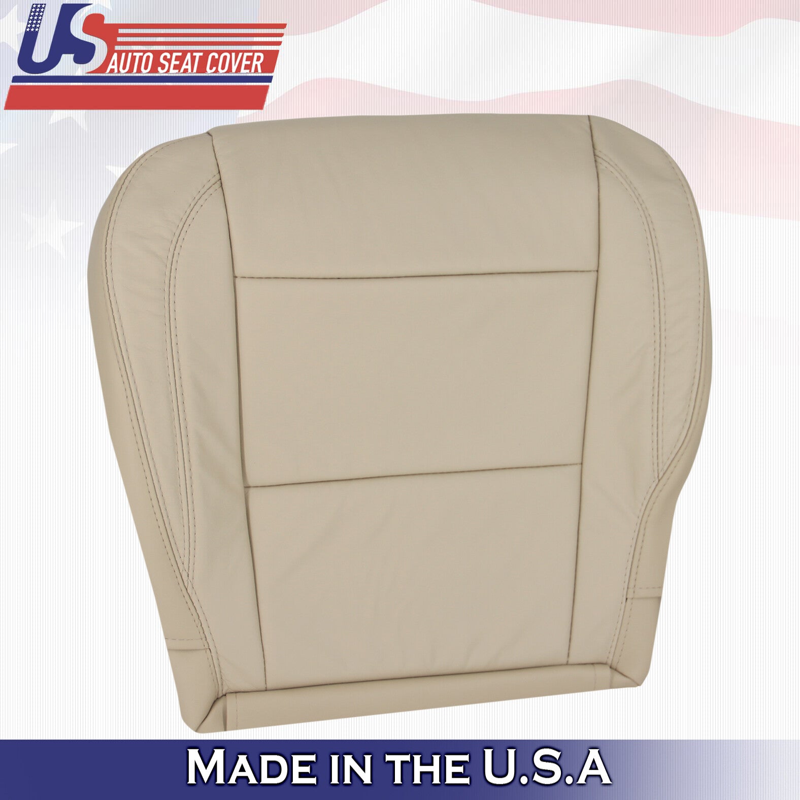 2004 - 2010 For Infinity QX56 Driver Side Bottom Leather Seat Cover in Tan