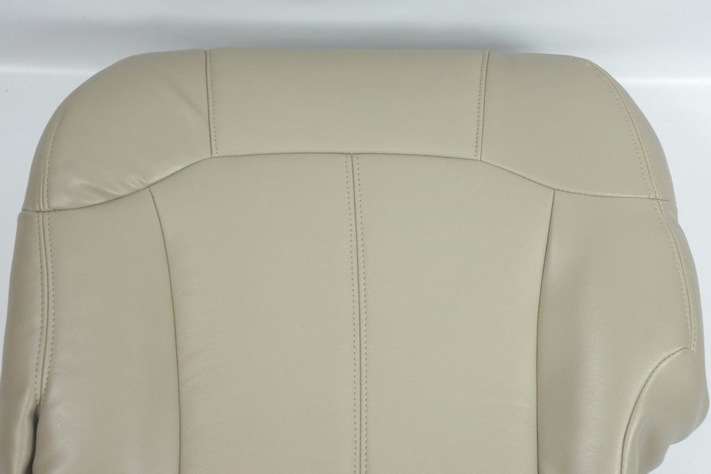 2000 to 2002 For Chevy Tahoe Suburban Driver Bottom Leather Cover Light Tan.