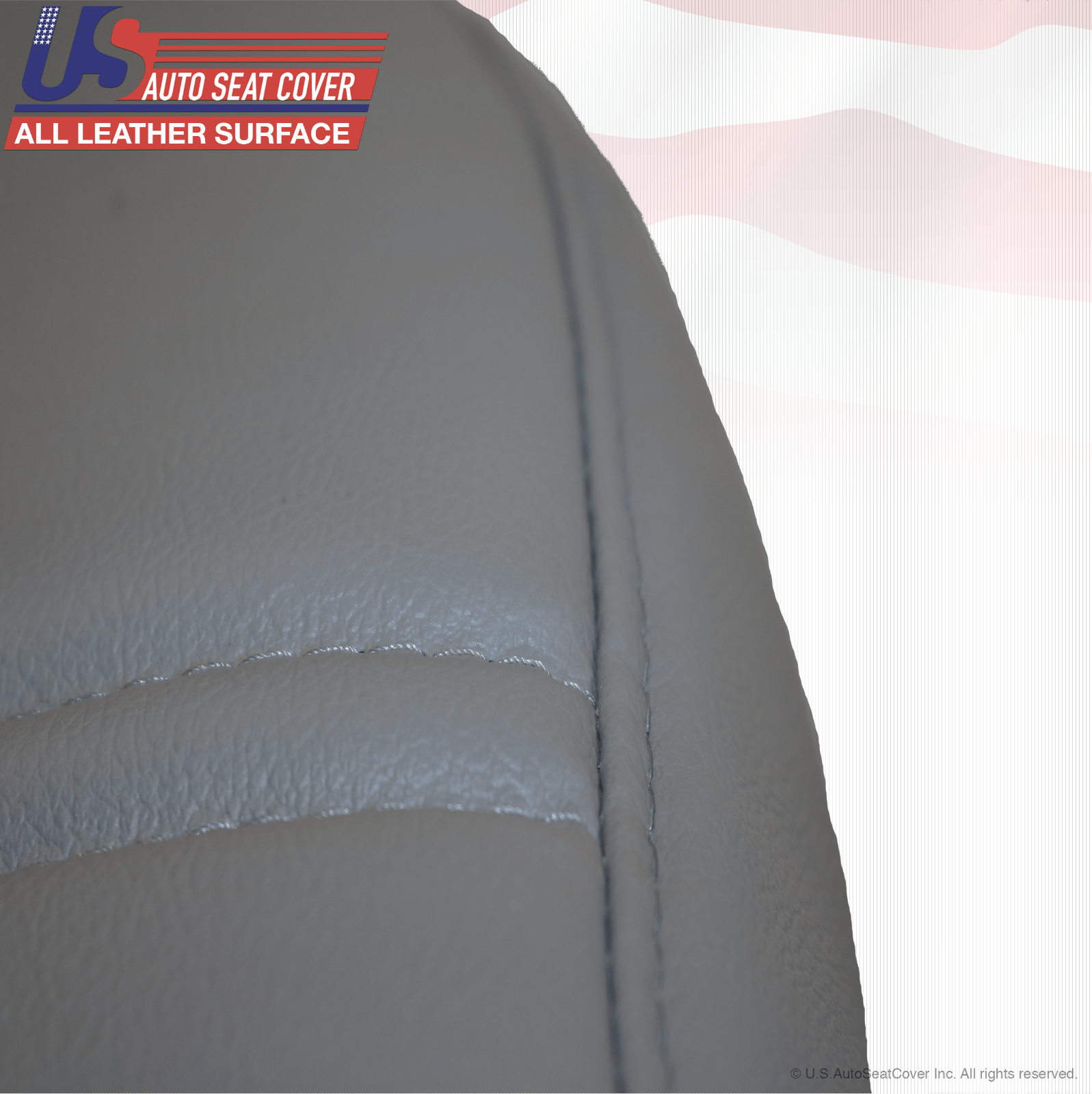1999 to 2002 Fits Ford F350XL Work Truck Bench Lean Back Vinyl Seat Cover Gray