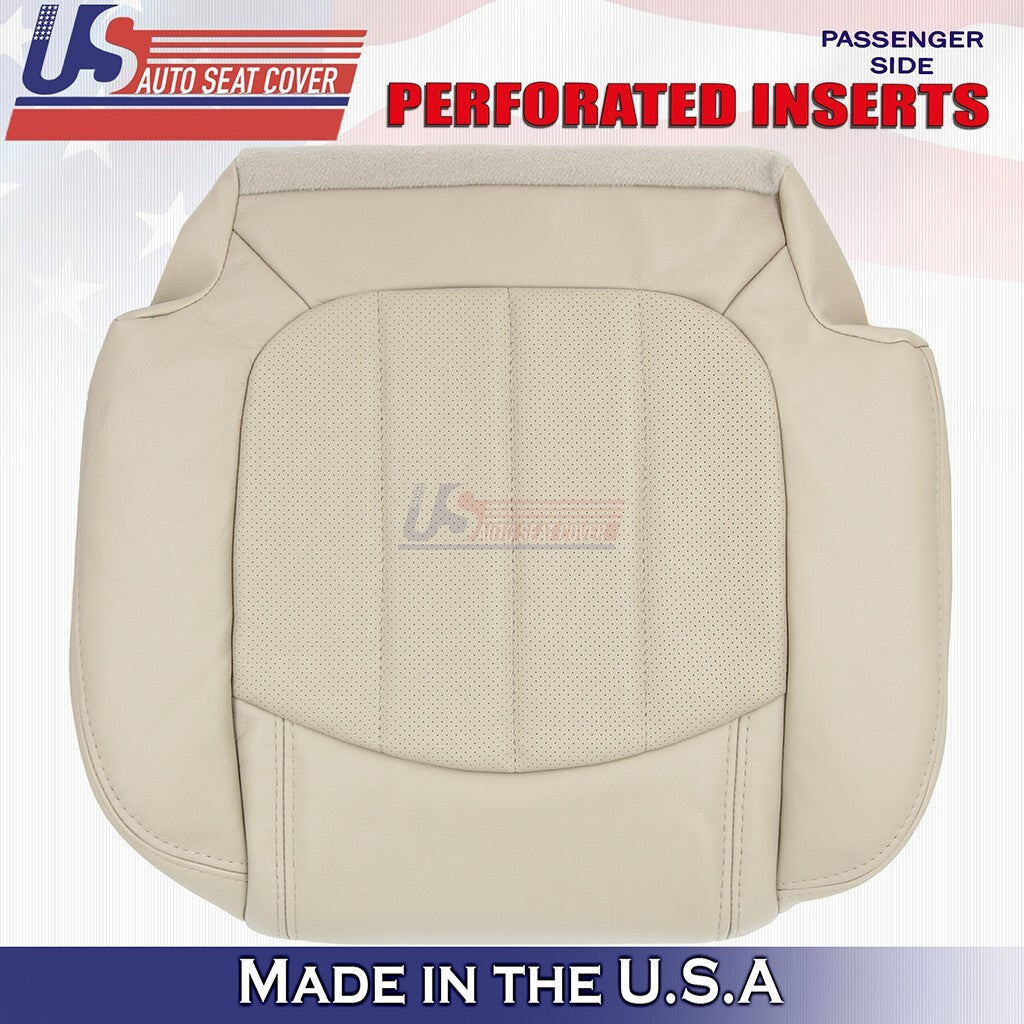 2008 to 2012 For Buick Enclave Rear Driver & Passenger Bottoms Leather Cover Tan