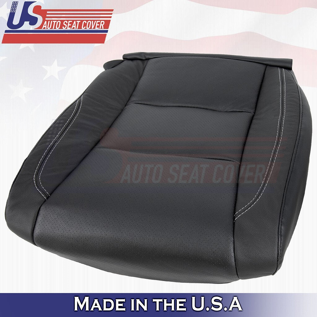 2013 to 2018 For Toyota Avalon XLE Driver Bottom Leather Seat Cover Black