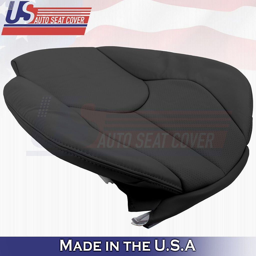 1996 to 2002 Fits Mercedes Benz SL600 RIGHT Bottom & Top Perf Leather Cover BLK