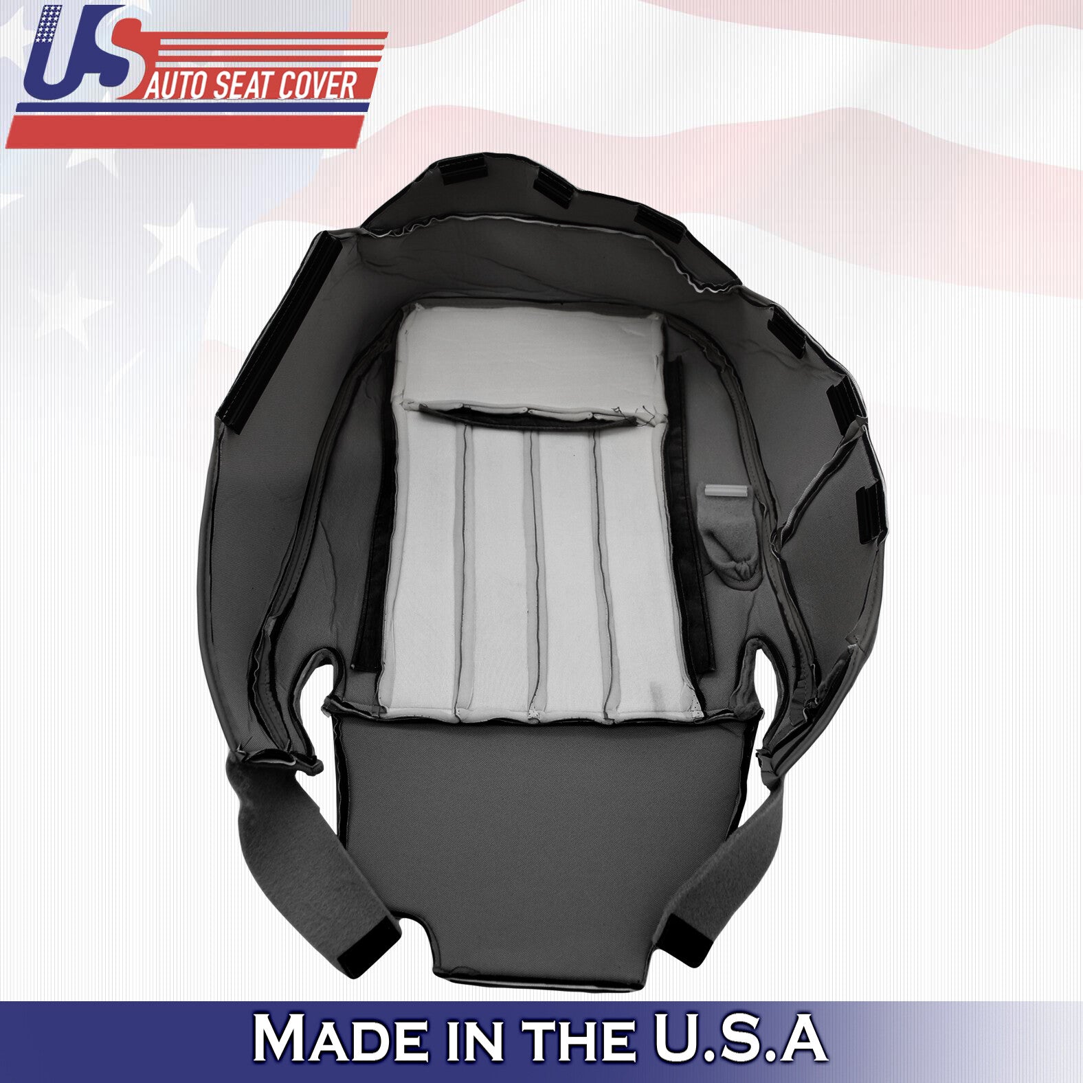2003 to 2005 For Lincoln Town Car Passenger Bottom Leather Cover Black